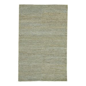 feizy durham 8' x 10' indoor/outdoor natural jute fabric area rug in sage green