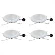 7.5 in. Tunable CCT Integrated LED J-Box Recessed Can Mounted Disk Light 4 Pack