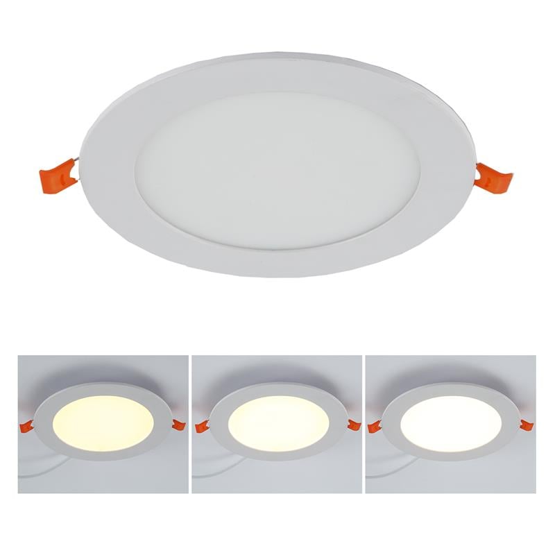 6-in White Integrated LED Recessed Downlight 4 pack