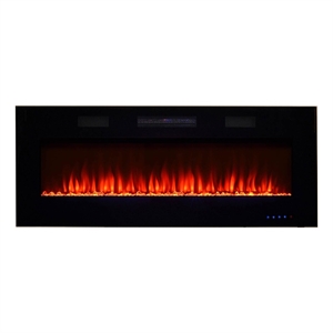 paramount smart premium electric fireplace 50in
