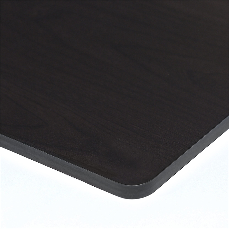 Furinno DARIO Wood End Table with Storage Shelf in Espresso (Set of 2)