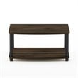 Furinno TURN-N-TUBE No Tools Wood Elevated TV Stand for TV up to 25