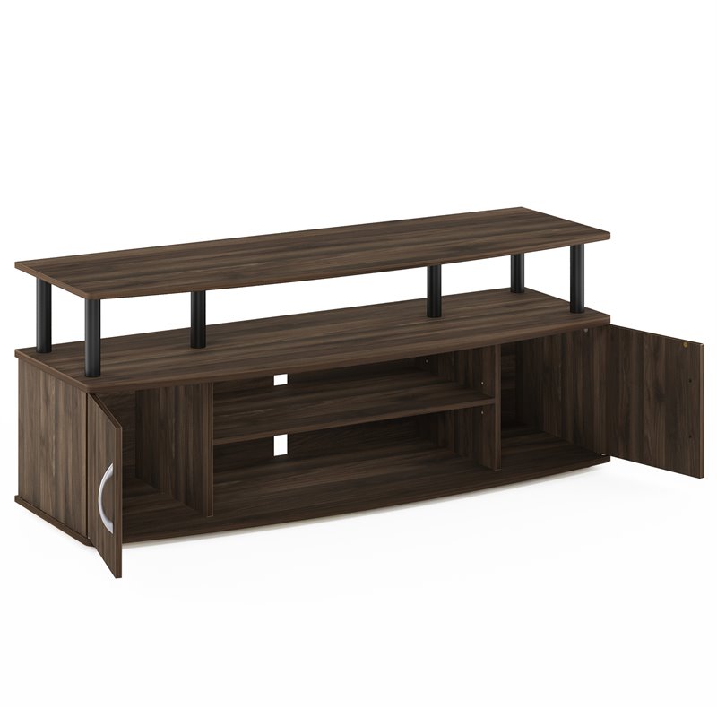 Furinno JAYA Wood Entertainment Center for TV up to 55