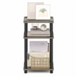 Furinno JUST Turn-N-Tube Wood 3-Tier End Table in French Oak Gray (Set of 2)