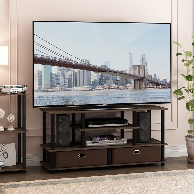 Furinno JAYA Engineered Wood TV Stand for TVs up to 55