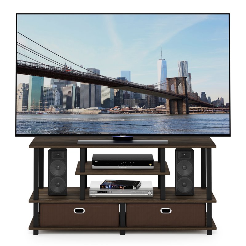 Furinno JAYA Engineered Wood TV Stand for TVs up to 55