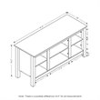 Furinno JENSEN Engineered Wood TV Stand for TV up to 55