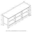 Furinno JENSEN Engineered Wood TV Stand for TV up to 65