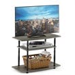 Furinno TURN-N-TUBE No Tools Wood 3-Tier TV Stand for TV up to 32