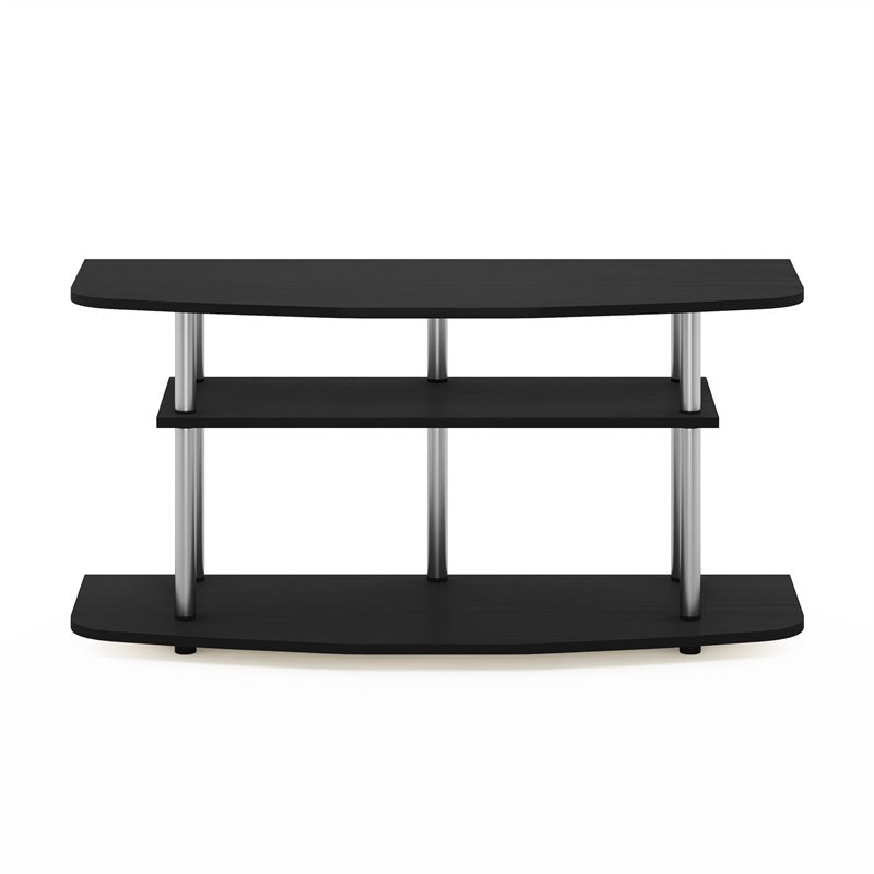 Furinno Frans Turn-N-Tube Wood 3-Tier TV Stand for TV up to 50