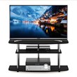Furinno Frans Turn-N-Tube Wood 3-Tier TV Stand for TV up to 50