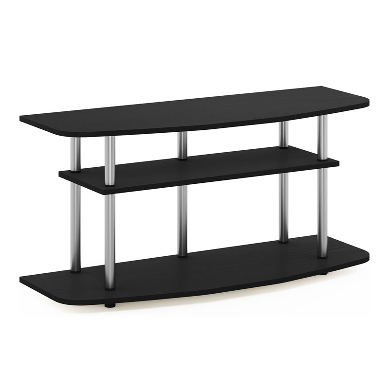 Furinno Frans Turn-N-Tube Wood 3-Tier TV Stand for TV up to 50