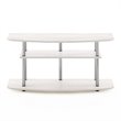 Furinno Frans Turn-N-Tube Wood 3-Tier TV Stand for TV up to 50