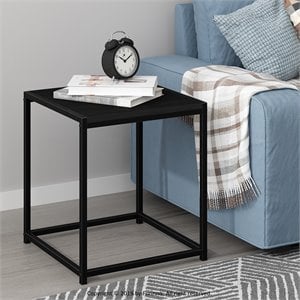 Furinno CAMNUS Contemporary Engineered Wood Living End Table in Americano Black