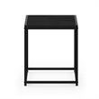 Furinno CAMNUS Contemporary Engineered Wood Living End Table in Americano Black