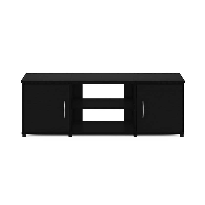 Furinno Montale Wood TV Stand with Doors for TV up to 65
