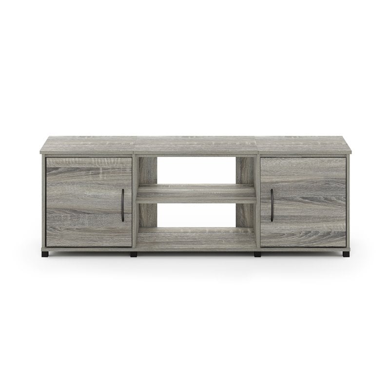 Furinno Montale Wood TV Stand with Doors for TV up to 65