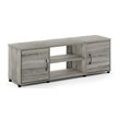 Furinno Montale Wood TV Stand with Doors for TV up to 65