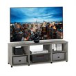 Furinno Montale Wood TV Stand with Shelves for TV up to 65