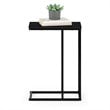 Furinno CAMNUS Engineered Wood Living Sofa Side Table in Americano Black