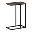 Furinno CAMNUS Engineered Wood Living Sofa Side Table in Columbia Walnut
