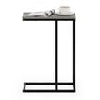 Furinno CAMNUS Engineered Wood Living Sofa Side Table in French Oak Gray