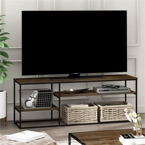 Furinno MORETTI Engineered Wood TV Stand for TV up to 65&quot in Columbia Walnut