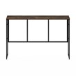 Furinno Riau No Tool Wood & Metal Frame Console Table in Rustic Oak/Black