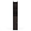 Furinno INDO Contemporary Engineered Wood Slim Door Bath Cabinet in Espresso
