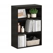 Furinno PASIR Contemporary Engineered Wood 3-Tier Open Shelf in Cinnamon Cherry