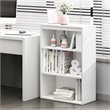 Furinno PASIR Contemporary Engineered Wood 3-Tier Open Shelf in White