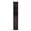 Furinno INDO Contemporary Engineered Wood Slim Luver Door Bath Cabinet Espresso