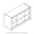 Furinno Fowler Engineered Wood Multipurpose TV Stand/Bookcase in Oak Gray