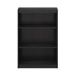 Furinno GRUEN Engineered Wood 3-Tier AdJUSTable Shelves Bookcase in Black