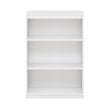 Furinno GRUEN Engineered Wood 3-Tier AdJUSTable Shelves Bookcase in White