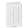 Furinno INDO Engineered Wood Standing Louver Door Cabinet in White