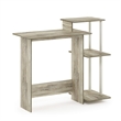 Furinno Efficient Wood Home Laptop Notebook Computer Desk in Sonoma Oak/White
