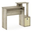 Furinno ECON Wood Multipurpose Computer Writing Desk in Sonoma Oak/Ivory