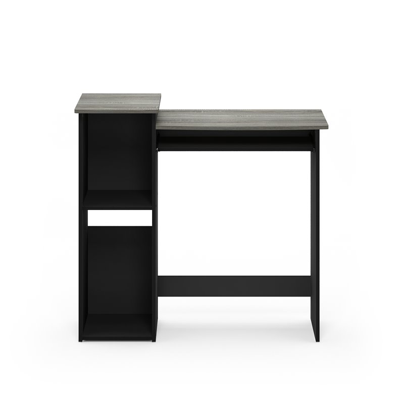 Furinno ECON Wood Multipurpose Computer Writing Desk in French Oak Gray/Black