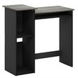 Furinno ECON Wood Multipurpose Computer Writing Desk in French Oak Gray/Black