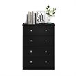 Furinno Lucca Engineered Wood Simple Design 4-Drawer Dresser in Black Oak
