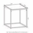 Furinno CAMNUS Engineered Wood Living Room Table Set in French Oak Gray