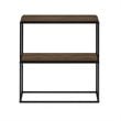 Furinno MORETTI Engineered Wood 2-Tier Wide Stackable Shelf in Columbia Walnut