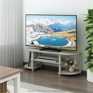 Furinno Turn-S-Tube Wood TV Entertainment Center for TV up to 55&quot in Sonoma Oak