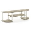 Furinno TURN-S-TUBE Wood TV Entertainment Center for TV up to 55