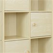 Furinno PASIR Wood 4-Tier Shelf with Round Handle in Steam Beech/Natural