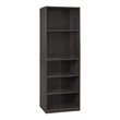 Furinno JAYA Engineered Wood Simply Home 5-Shelf Bookcase in Espresso