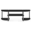 Furinno TURN-S-TUBE Wood TV Entertainment Center for TV up to 42