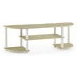 Furinno TURN-S-TUBE Wood TV Entertainment Center for TV up to 42