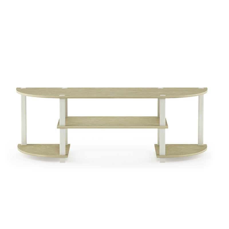 Furinno TURN-S-TUBE Wood TV Entertainment Center for TV up to 42